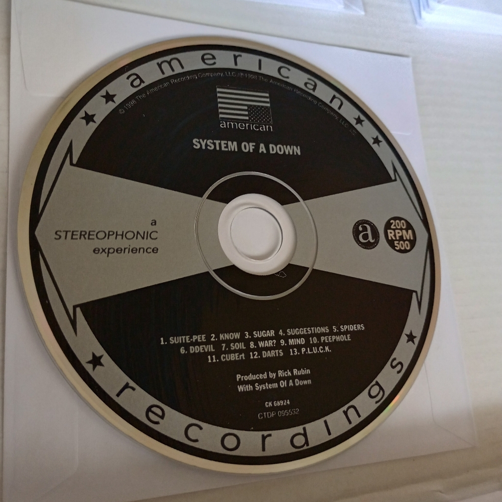 System Of A Down CD's